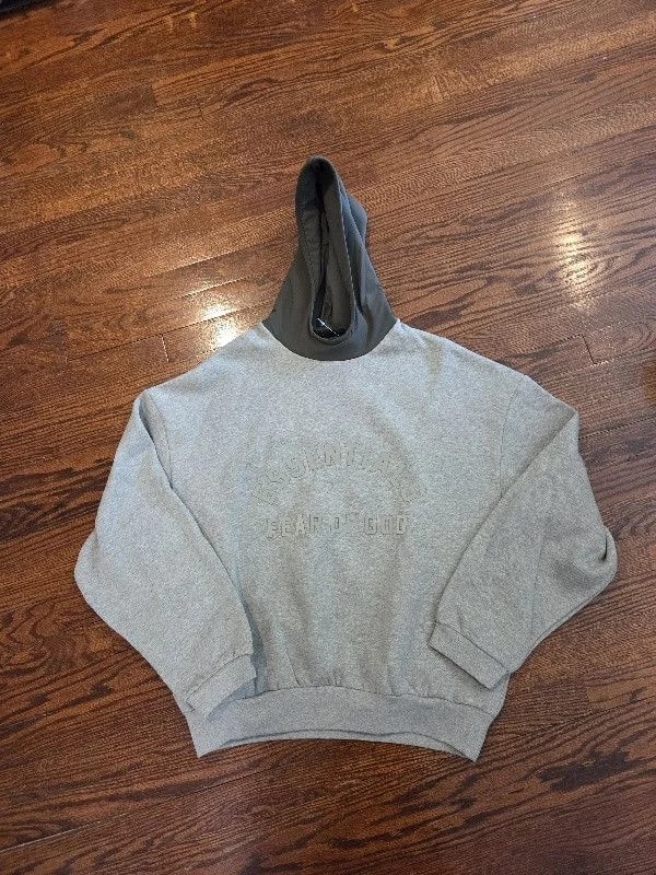 Fear of God Essentials — Fear of God Essentials Hoodie Dark Heather — streetwear — resale