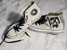 Converse — Converse ALL Star Chuck Taylor HI TOP Size 6M 8W Shoes, Skulls D6 — Sneaker — resale
