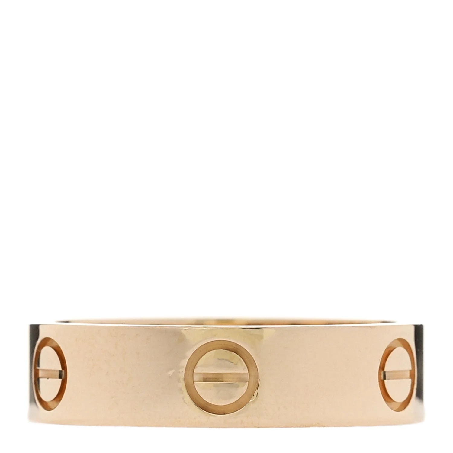 Cartier — 18K Yellow Gold 5.5mm Love 61 9.5 — Jewelry — resale