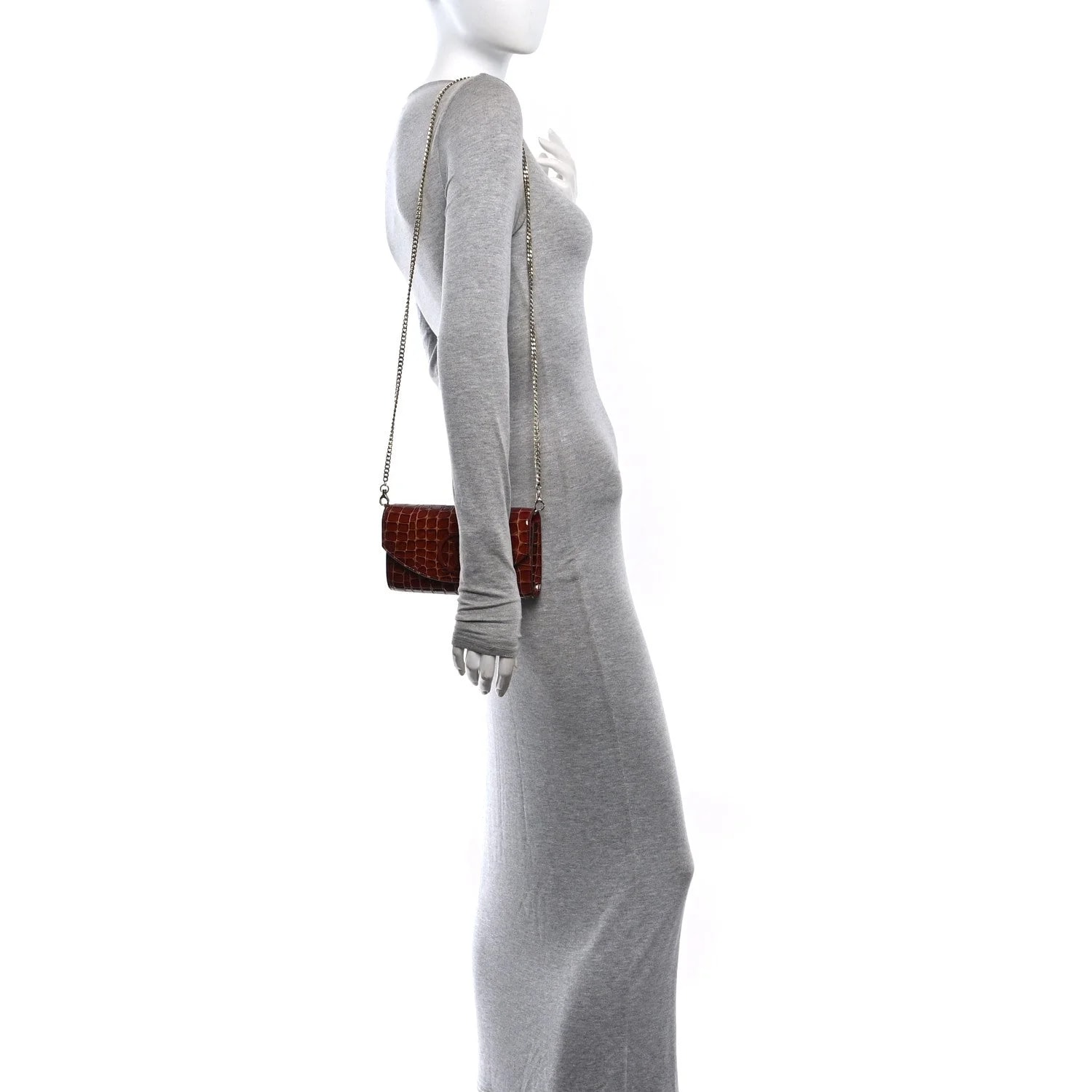 Embossed Loubi54 Crossbody Acajou 2
