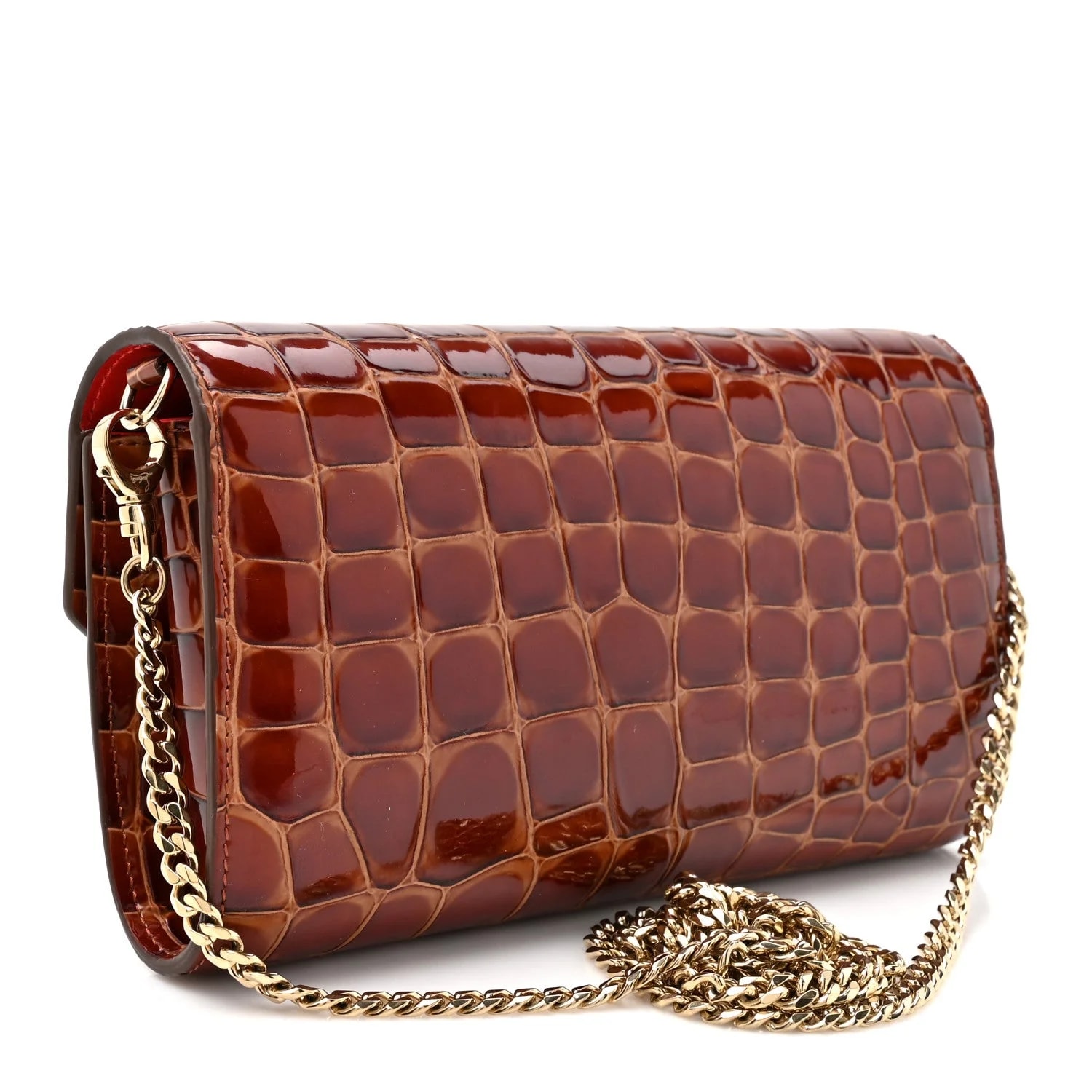 Embossed Loubi54 Crossbody Acajou 3