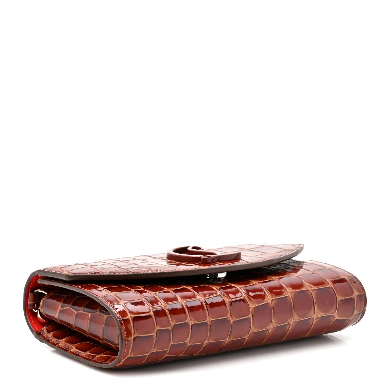 Embossed Loubi54 Crossbody Acajou 4