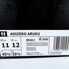 Adidas US 11 Swirl Comfort Retro Adizero Aruku 3