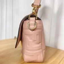 Fendi Baguette Logo Embossed Pattern Crossbody - Very Good #19ISXQP 3