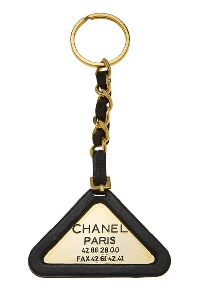 Chanel — & Triangle Bag Charm — Accessory — resale