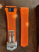 Tag Heuer Connected Orange Rubber Strap Calibre E4 45 MM BT6265 2
