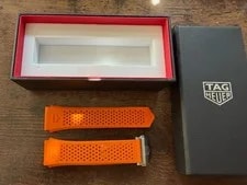 Tag Heuer Connected Orange Rubber Strap Calibre E4 45 MM BT6265 3