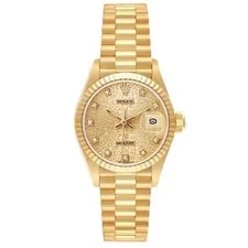 Rolex President Datejust Yellow Gold Anniversary Diamond Dial 69178 2