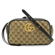Gucci — Gucci GG Marmont Pochette Chain Quilted — Handbag — resale