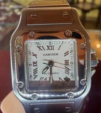 Cartier Santos Galbee Automatic 2423 Stainless Steel Date 2