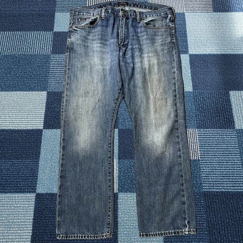 Polo Ralph Lauren — Polo Ralph Lauren Varick Slim Jeans 38x30 Medium Wash Cotton Y2k Jeans Color Slim Straight 90s — streetwear — resale