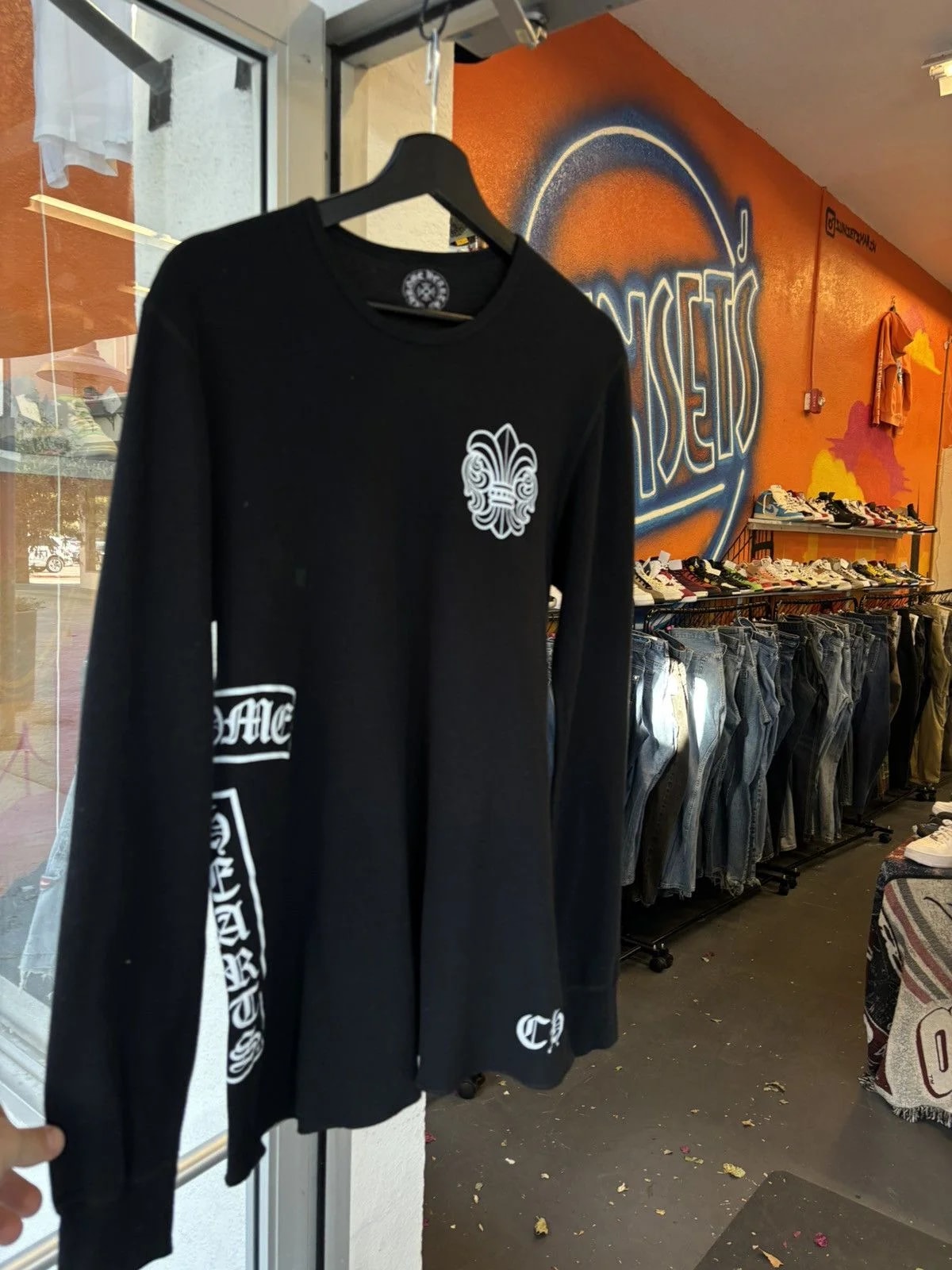Chrome Hearts — Hearts Side T Bar Thermal — streetwear — resale