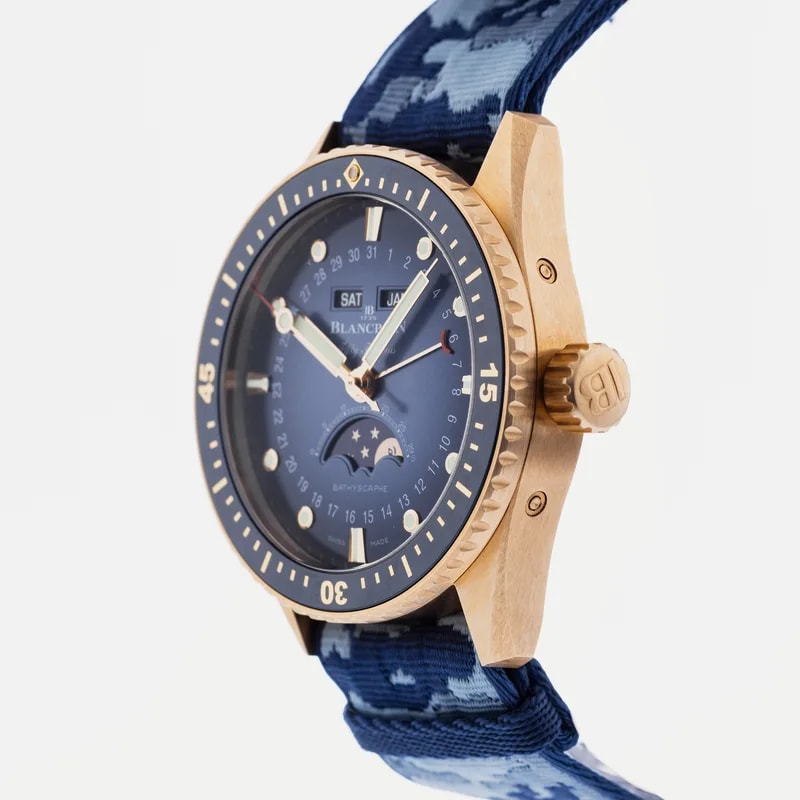 Blancpain Fifty Fathoms Bathyscaphe Complete Calendar Moon Phase 5054-3640-NAOA 2