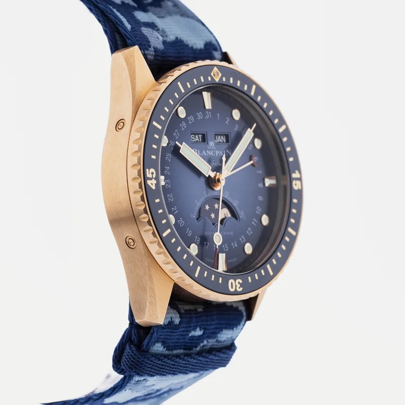 Blancpain Fifty Fathoms Bathyscaphe Complete Calendar Moon Phase 5054-3640-NAOA 4