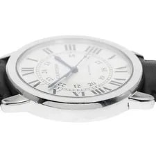 Cartier Ronde Solo DE WSRN0021 36mm SS Silver Dial Leather Strap #C444 4