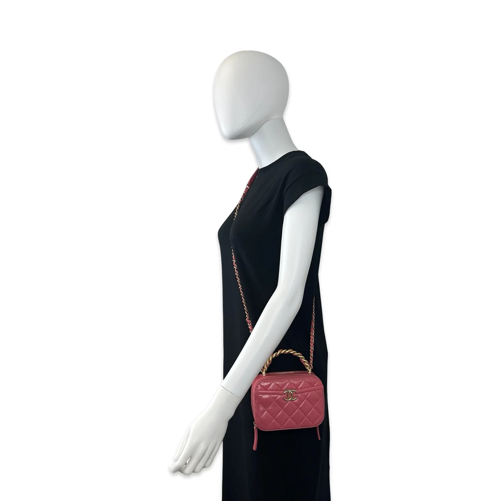 Chanel Aged Mini Chain Top Handle Vanity 2