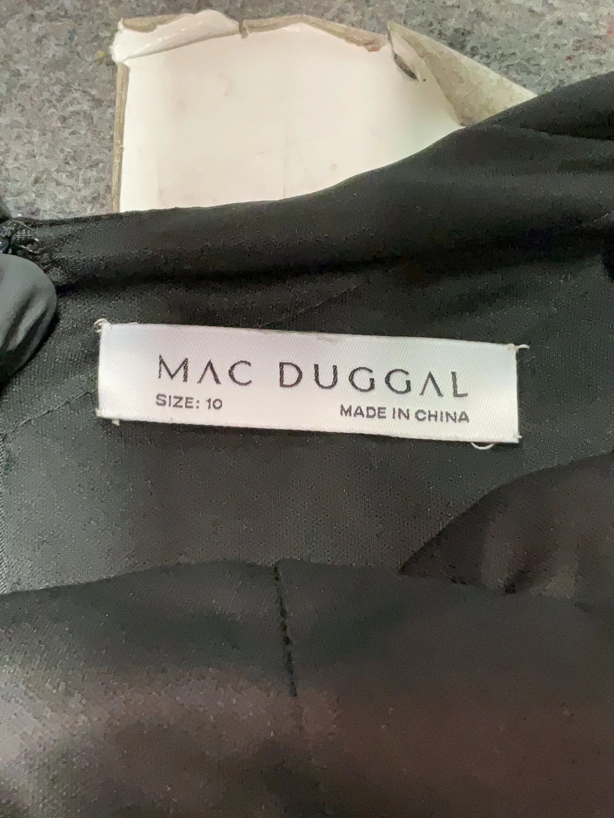 Mac Duggal 100% Polyester Cocktail Dress Size 10 3