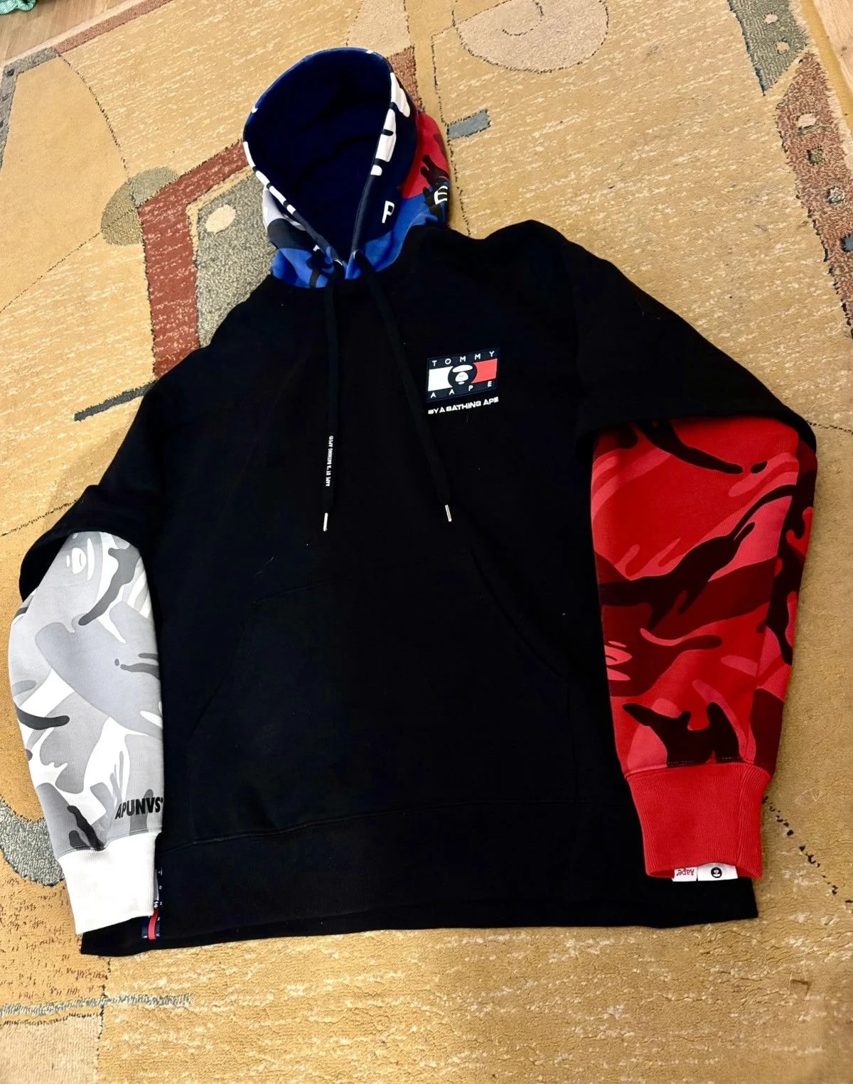 BAPE — Bape X Tommy Camo Hoodie — streetwear — resale