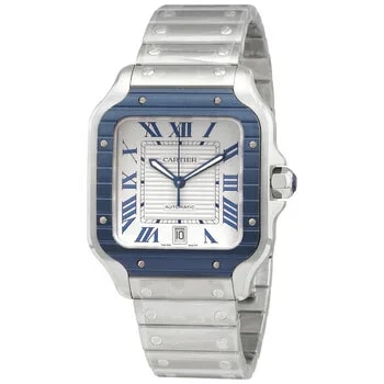 Santos de Cartier Automatic Silver Dial WSSA0047 2