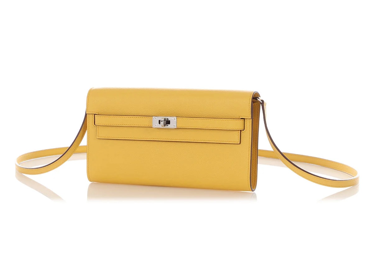 Hermès Sun Evercolor Kelly To Go Wallet 3