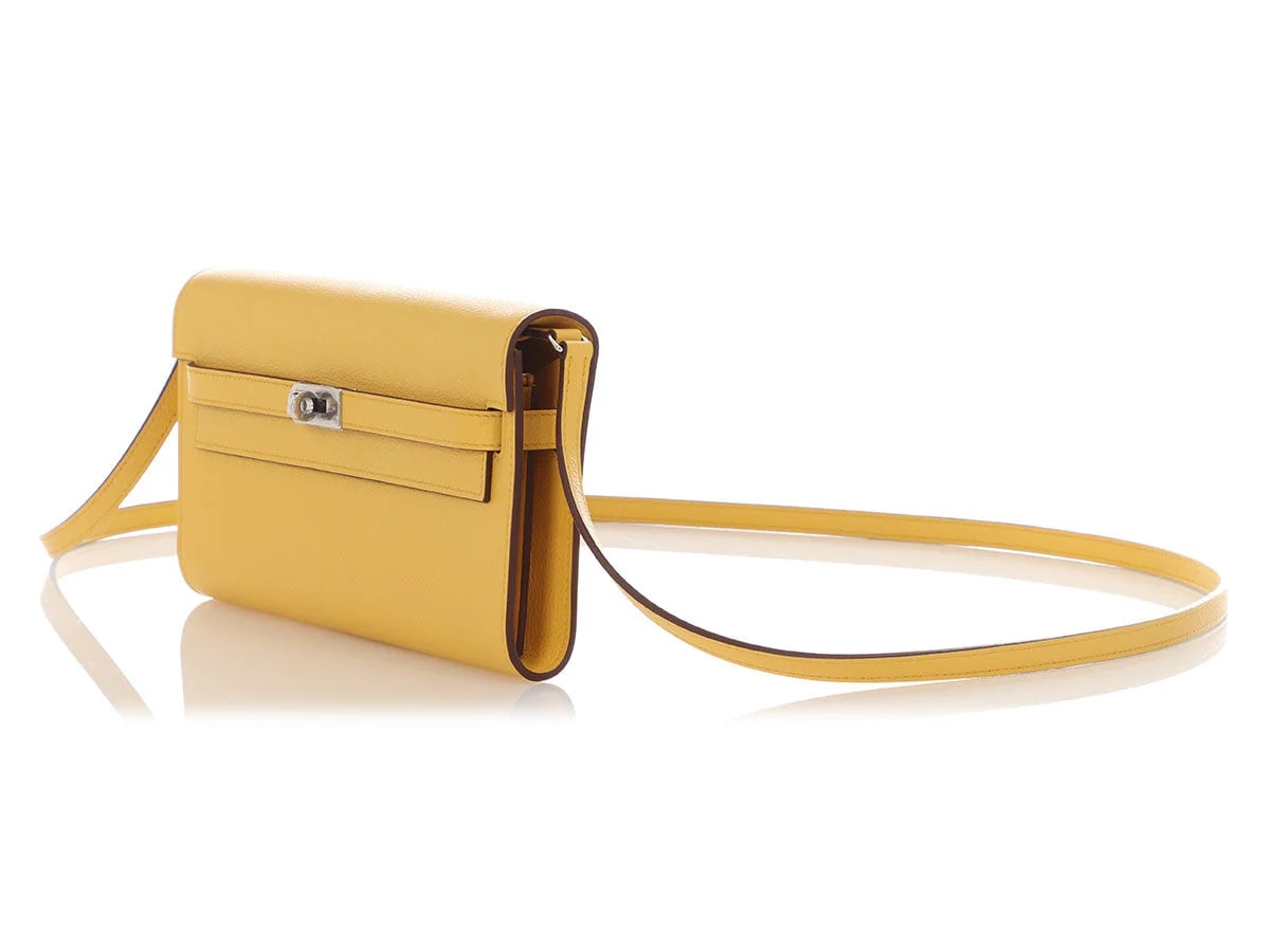 Hermès Sun Evercolor Kelly To Go Wallet 4