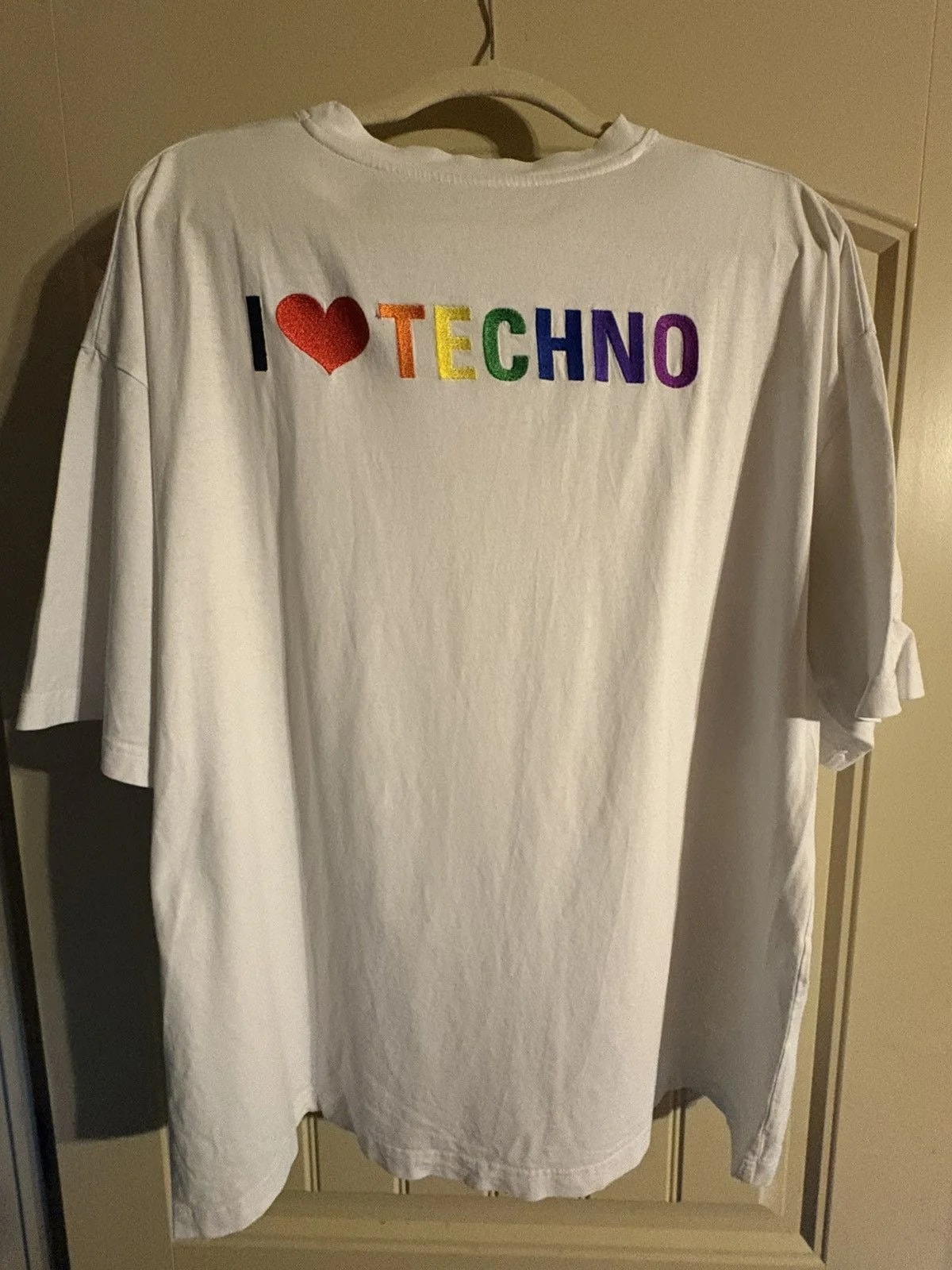 Balenciaga — Balenciaga “I Love Techno” T-Shirt — streetwear — resale