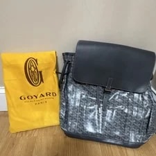 Goyard — Goyard Pattern Backpack Logo Accent Buckle Closure — Handbag — resale