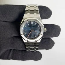 Audemars Piguet Royal Oak "50th Anniversary" 37mm Blue Stick Dial Ref# 2