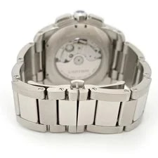 Cartier Calibre de Chronograph W7100061 Stainless Steel 42mm #TSW1019 3