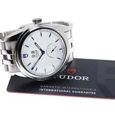 Tudor — Tudor Glamour 57100 42mm SS Automatic Silver Dial Date Small Seconds #C216 — Watch — resale