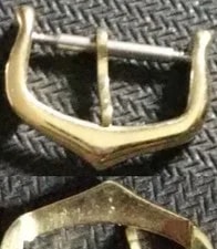 Original Cartier Buckle 14mm Inner Yellow Gold Plated Excellent 2