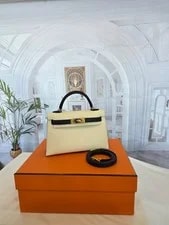 Hermès — Authentic Hermès Special Order Kelly II GHW 2021 Full Set — Handbag — resale