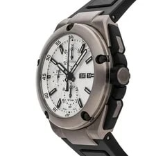 IWC Ingenieur Double Chronograph Titanium Auto 45mm Silver Dial Strap IW3865-01 2