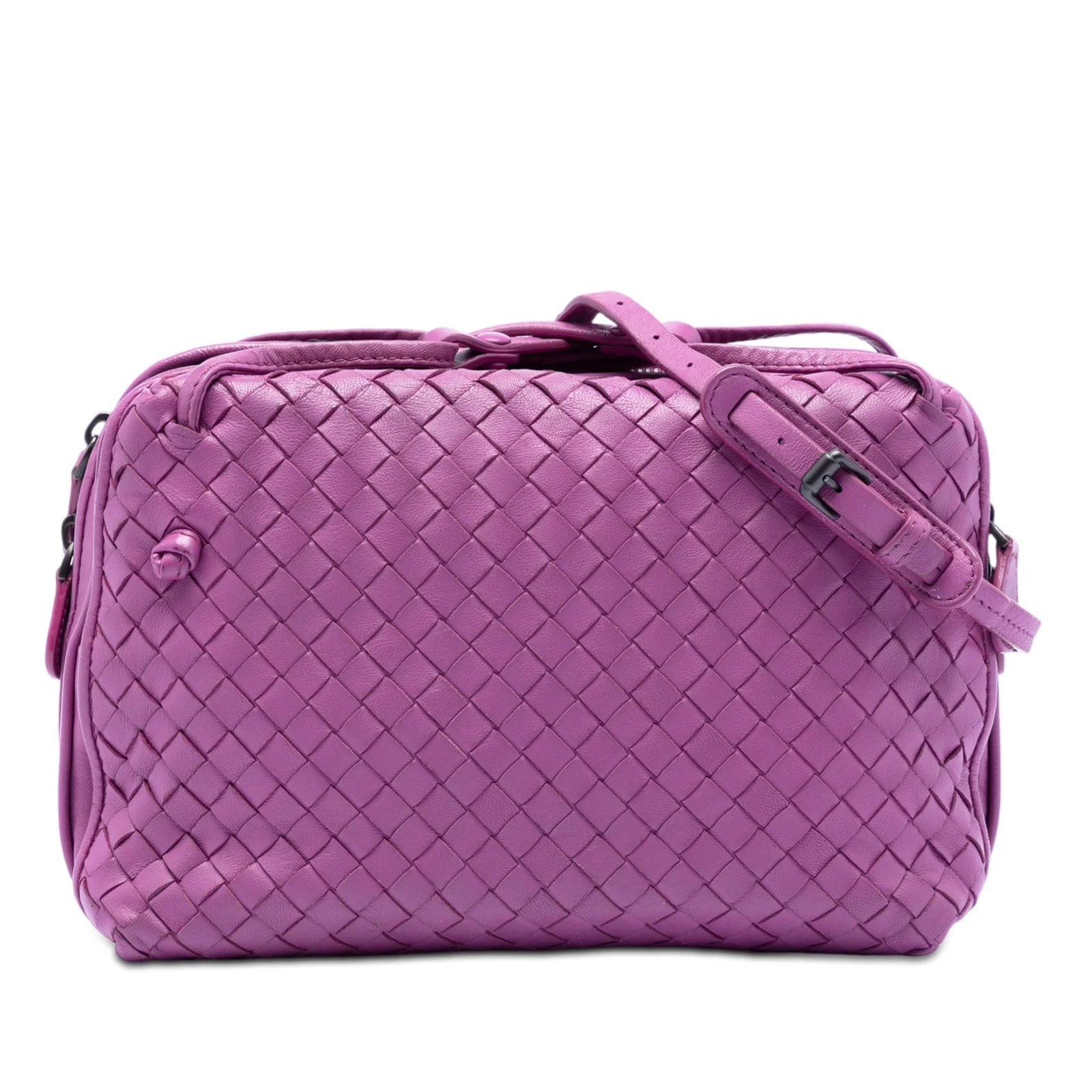 Bottega Veneta — Nodini Double Zip Crossbody — Handbag — resale