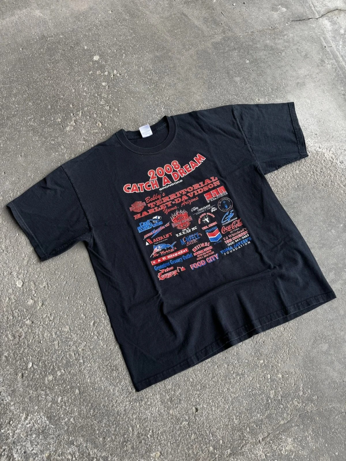 Davidson — Crazy Y2K Harley Davidson Style T-shirt — streetwear — resale