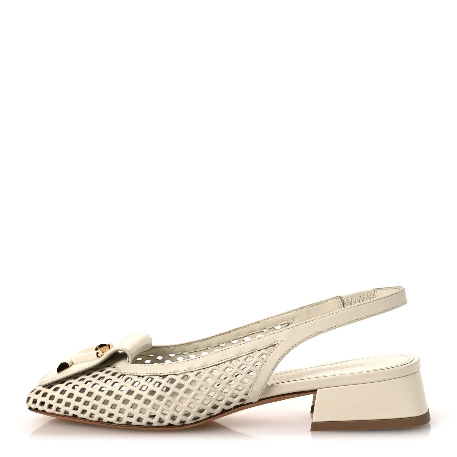 Louis Vuitton — Perforated Shake Slingback 35.5 — Designer Shoe — resale