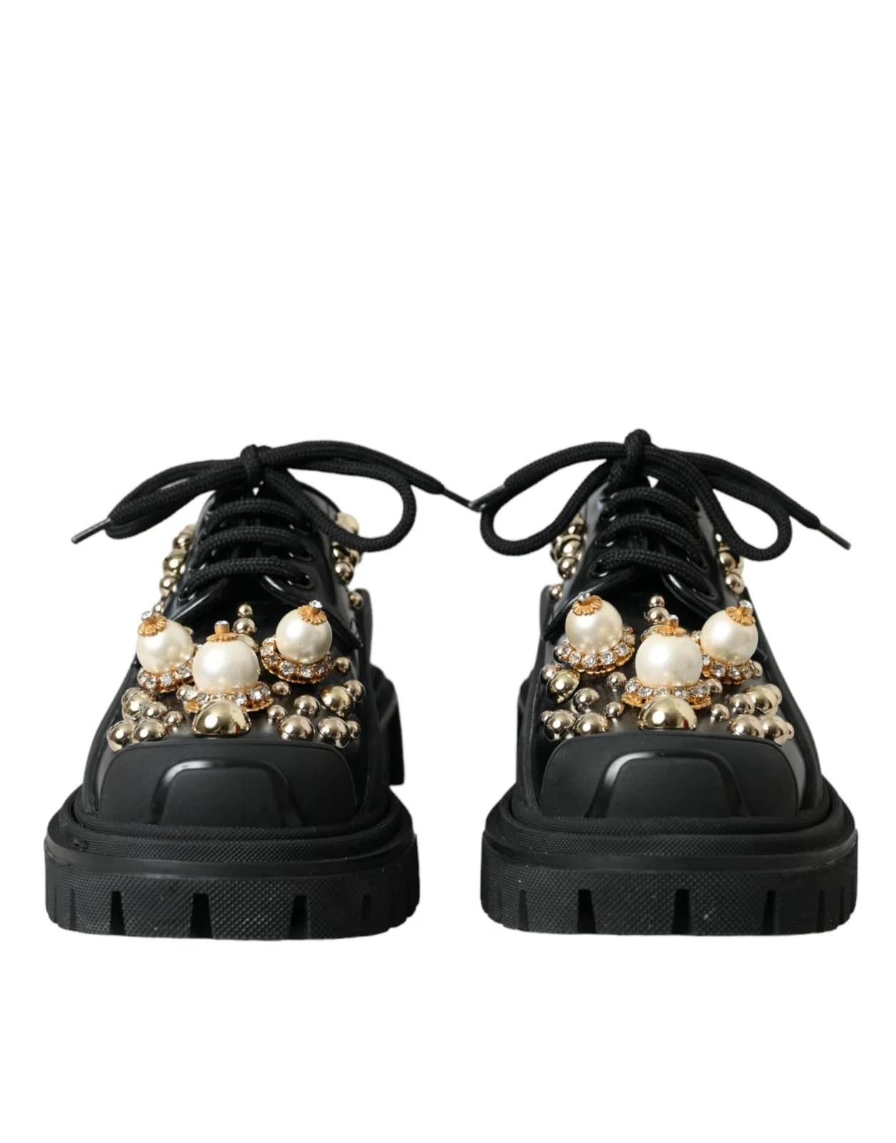 Dolce & Gabbana — Dolce & Gabbana Trekking Derby Embellished — Designer Shoe — resale