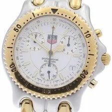 Tag Heuer — TAG Heuer S35.006M Self Chronograph Quartz S 949208 From Japan — Watch — resale