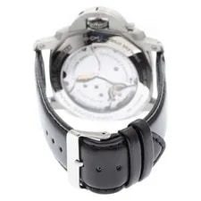 Panerai Luminor GMT 8 Days PAM00233 44mm SS Black Dial Leather Strap Date #C092 3