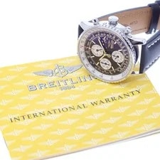 Breitling — Breitling Navitimer 1461 A19322 Automatic 42mm Papers Black Chronograph — Watch — resale