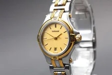 [Exc+5] Gucci 9040L Gold Dial Quartz 26mm Date From Japan 3