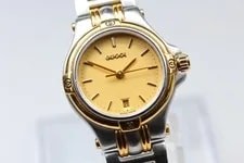 [Exc+5] Gucci 9040L Gold Dial Quartz 26mm Date From Japan 4