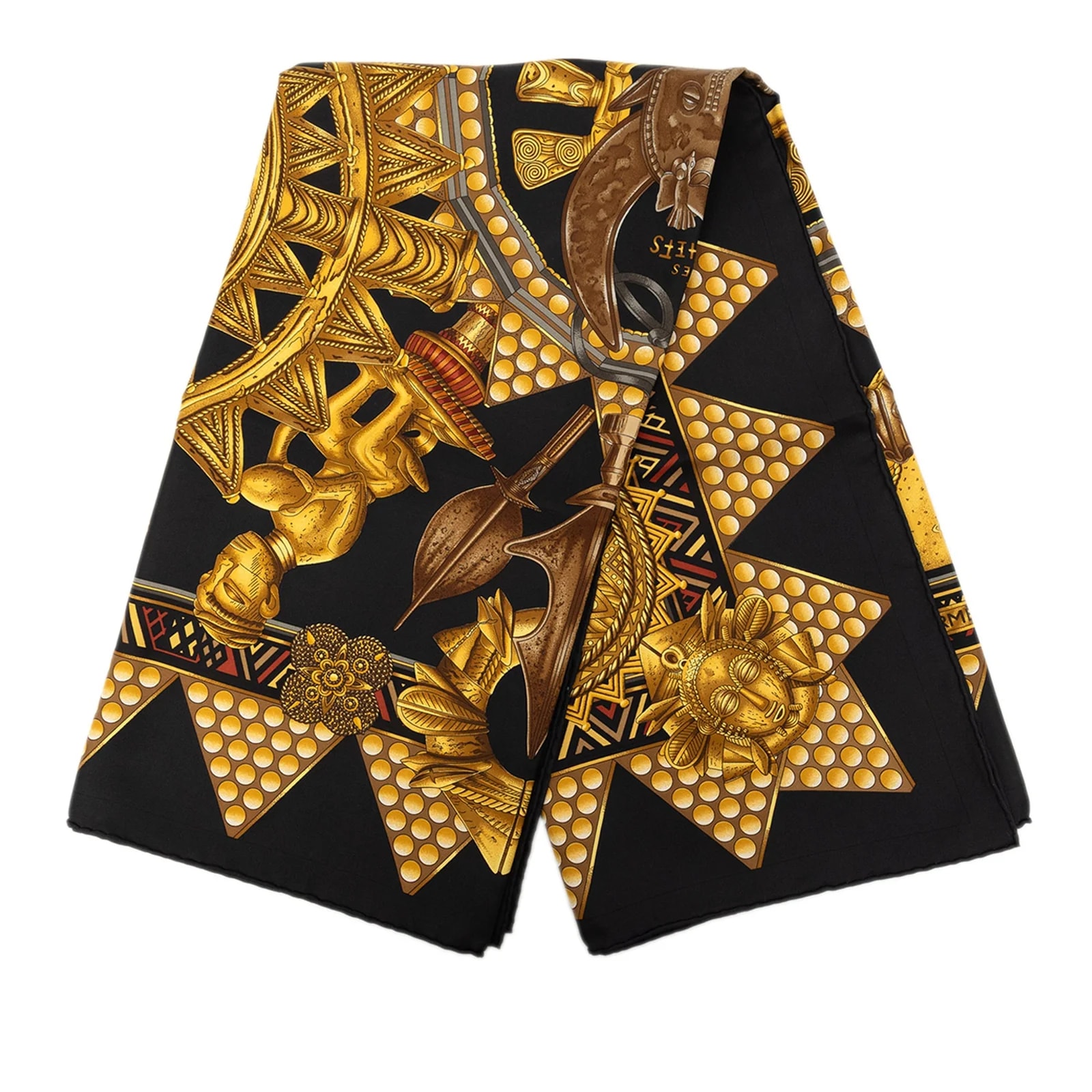 Hermès — L Or des Chefs Scarf 90 — Accessory — resale