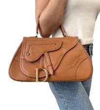 Dior — Christian Dior Double Saddle D Charm 901941 — Handbag — resale