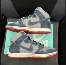 Size 9.5 - Reese Forbes X Nike SB Skateboard Dunk High Shoes 2