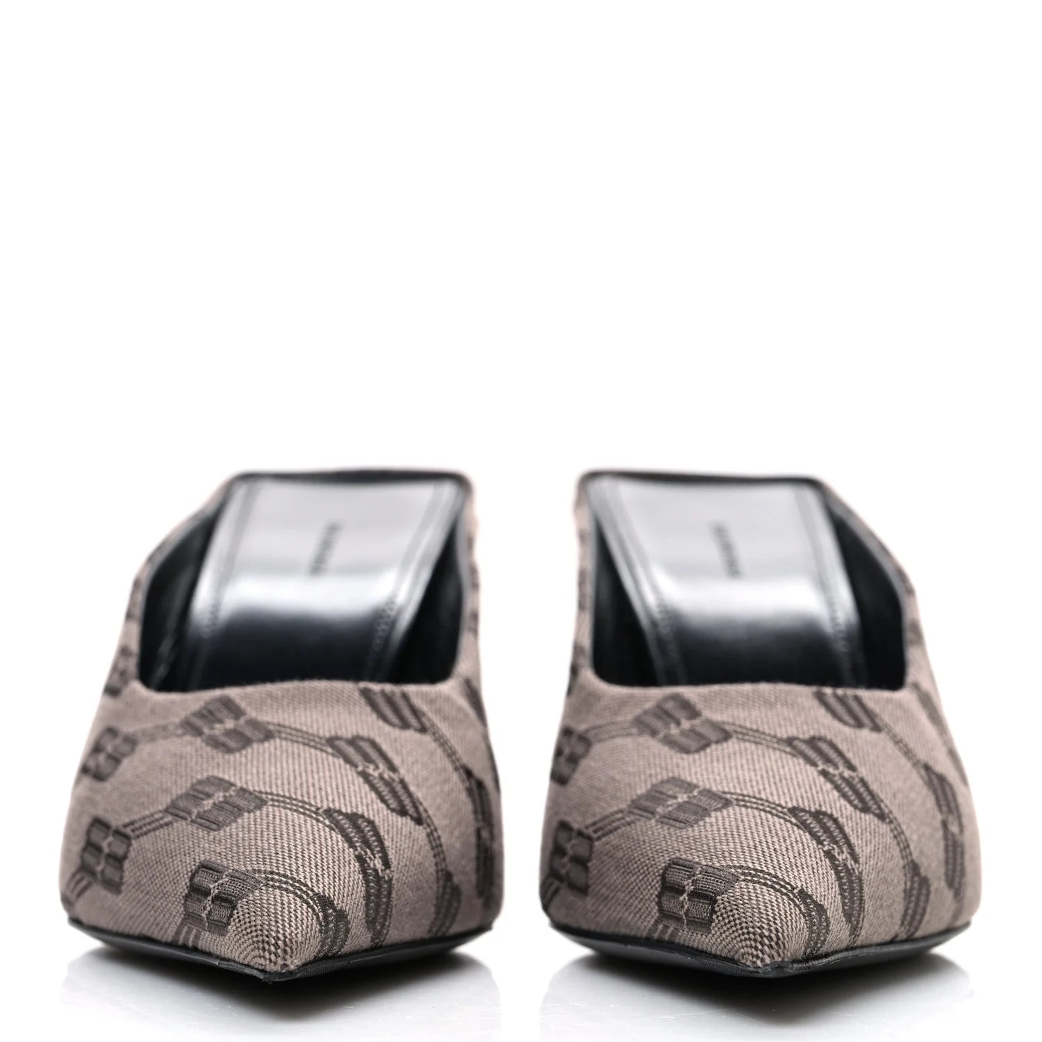BB Monogram Square Knife 80mm Mule 38.5 Dark Mink Dark 3