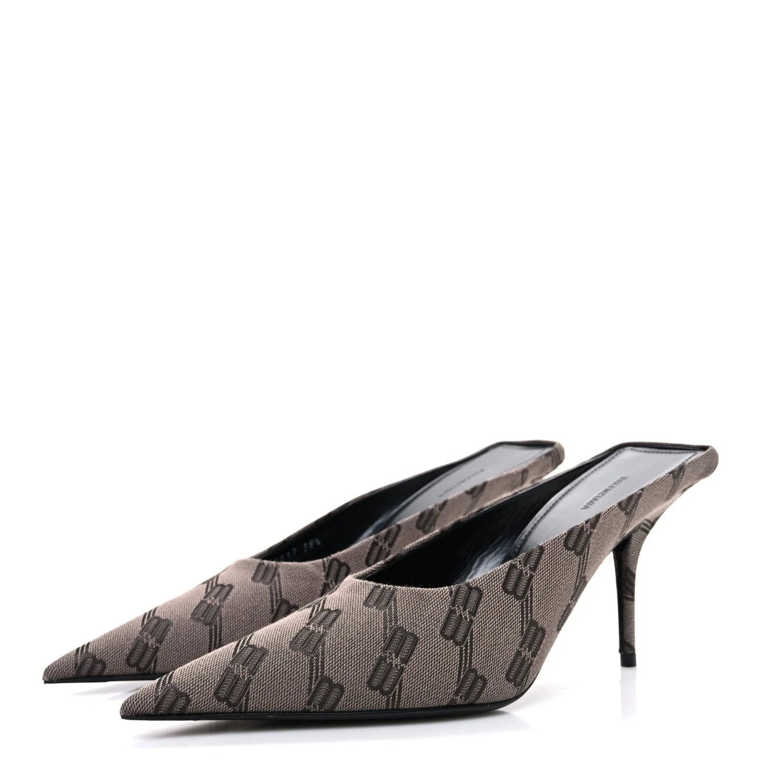BB Monogram Square Knife 80mm Mule 38.5 Dark Mink Dark 4