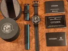 Citizen — Citizen Promaster Eco-Drive Diver 300M BN0085-01E - Full Kit + $80 Custom Strap — Watch — resale