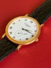 Patek Philippe Calatrava 18k Yellow Gold ’S - 3919J - Manual - Service Papers 3