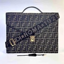 Fendi — Fendi Pattern Briefcase Business — Handbag — resale